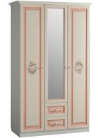 Шкаф Алиса (129) трехдверный с ящиками  (дуб саттер, крем,(Мебельсон)) в Феодосии от производителя 