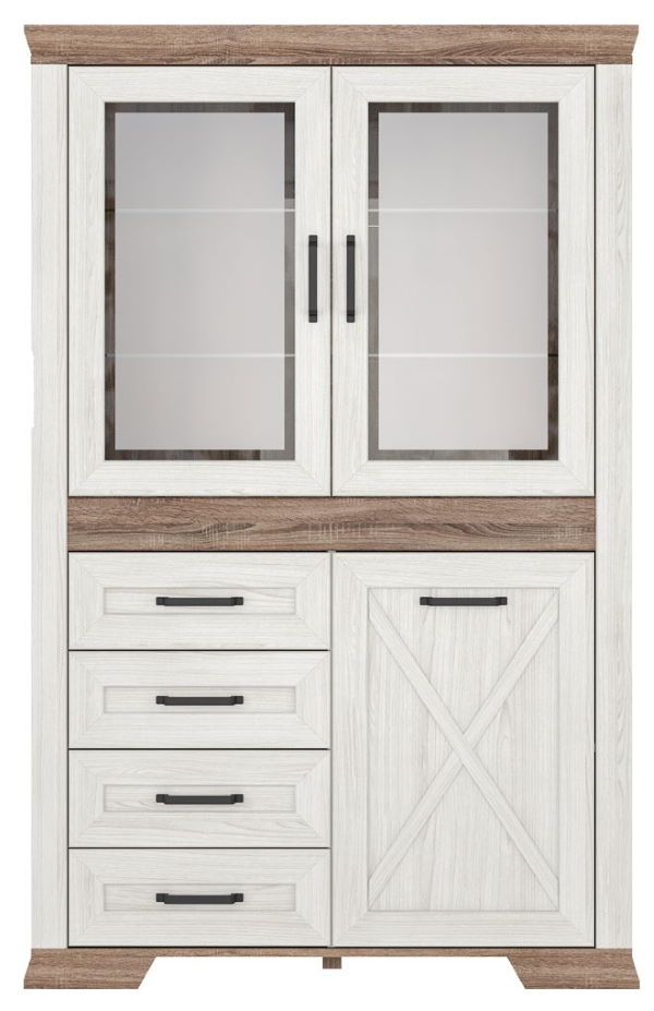 Фото Шкаф Marselle REG2W1D4S от производителя Black Red White (БРВ) в Феодосии по цене 46 690 ₽
