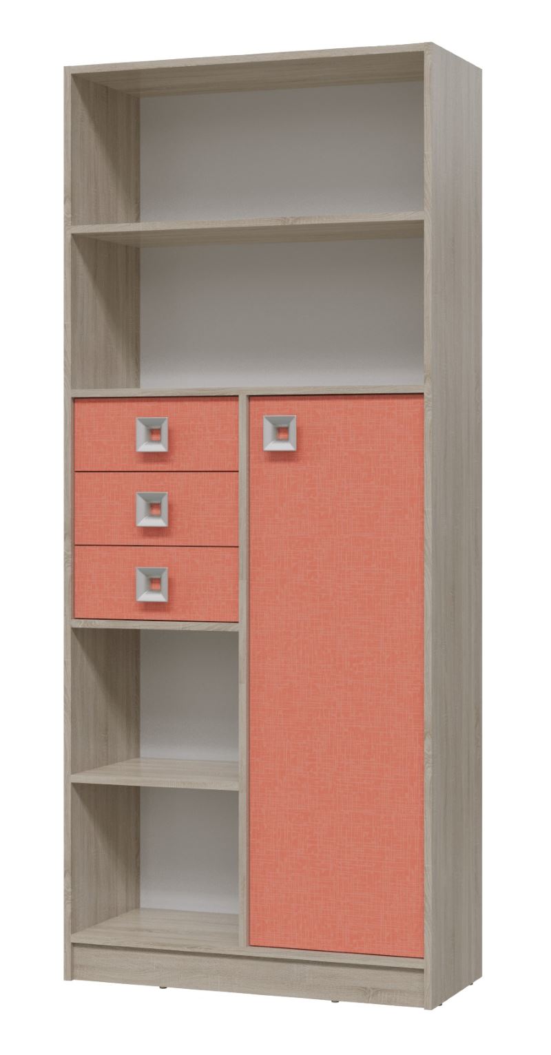 Фото Шкаф-стеллаж Сити с ящиками от производителя Гранд Кволити в Феодосии по цене 13&nbsp;560 ₽