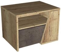 Тумба прикроватная Стреза (дуб галифакс натуральный, дуб галифакс натуральный-бетон чикаго темно-серый (СБК) ) в Феодосии от производителя в интернет магазине Планета Комфорта Тумба прикроватная Стреза (дуб галифакс натуральный, дуб галифакс натуральный-бетон чикаго темно-серый (СБК) ) в Феодосии от производителя