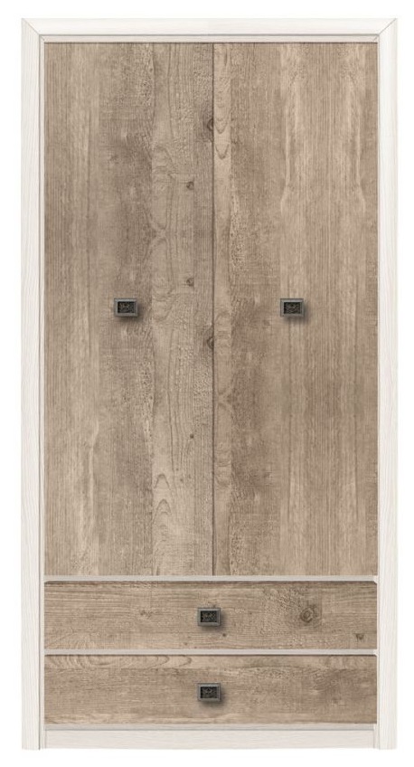 Фото Шкаф Коен SZF2D2S (104) двухдверный от производителя Black Red White (БРВ) в Феодосии по цене 28&nbsp;400 ₽