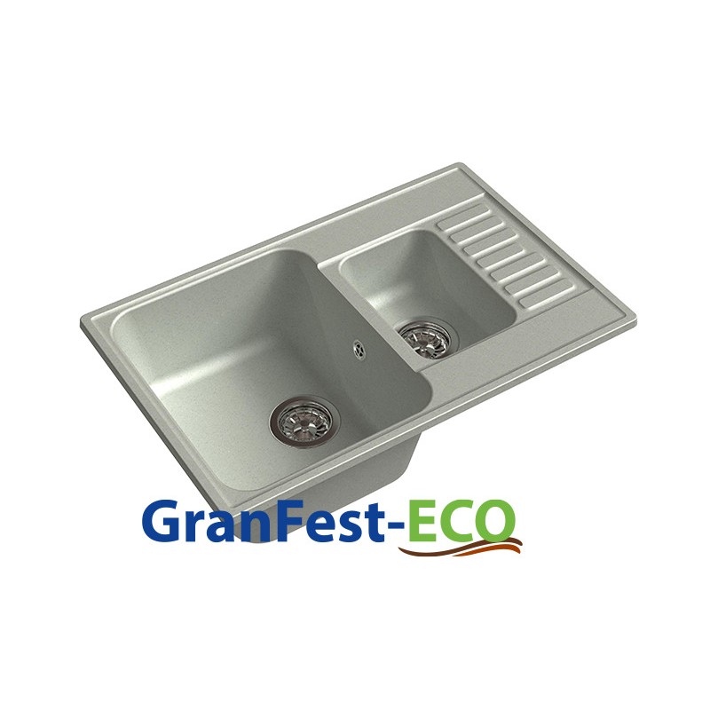 Фото Мойка Granfest eco-21К (ГР 740х480хh200) (шир.ящ.min 720) без сифона от производителя Granfest в Феодосии по цене 4 100 ₽