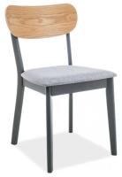 Стул Signal Vitro ( Обивка стула:ткань, графит/дуб, серый (Signal) ) в Феодосии от производителя 