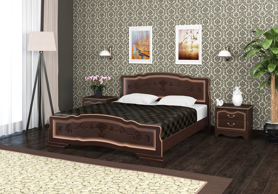 Фото Кровать односпальная Карина-6 (СМ 90х200) без основания с универсальными царгами от производителя Браво-мебель в Феодосии по цене 15 300 ₽