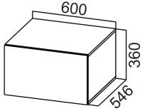 Кухня Модерн NEW шкаф навесной ШГ600г (36) (серый, графит,(SV-мебель)) в Феодосии от производителя 