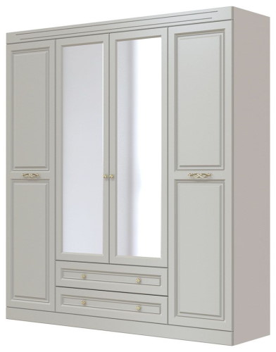 Фото Шкаф Олимп ШР-4 (201) четырехдверный от производителя Браво-мебель в Феодосии по цене 57 900 ₽