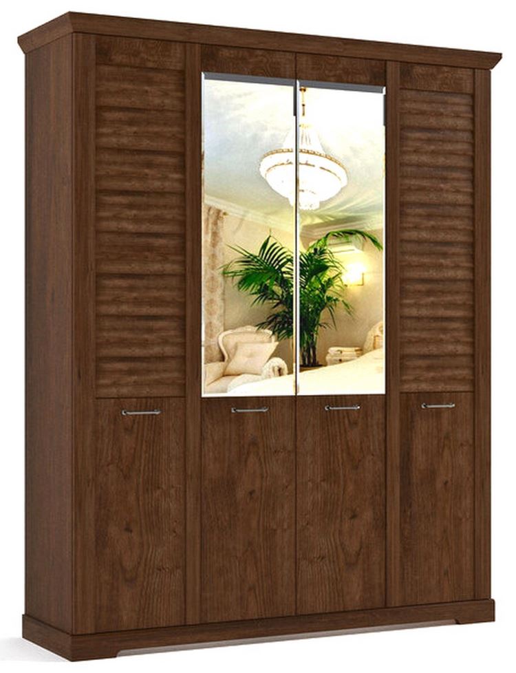 Фото Шкаф Кантри (186) четырехдверный от производителя СБК в Феодосии по цене 36 180 ₽