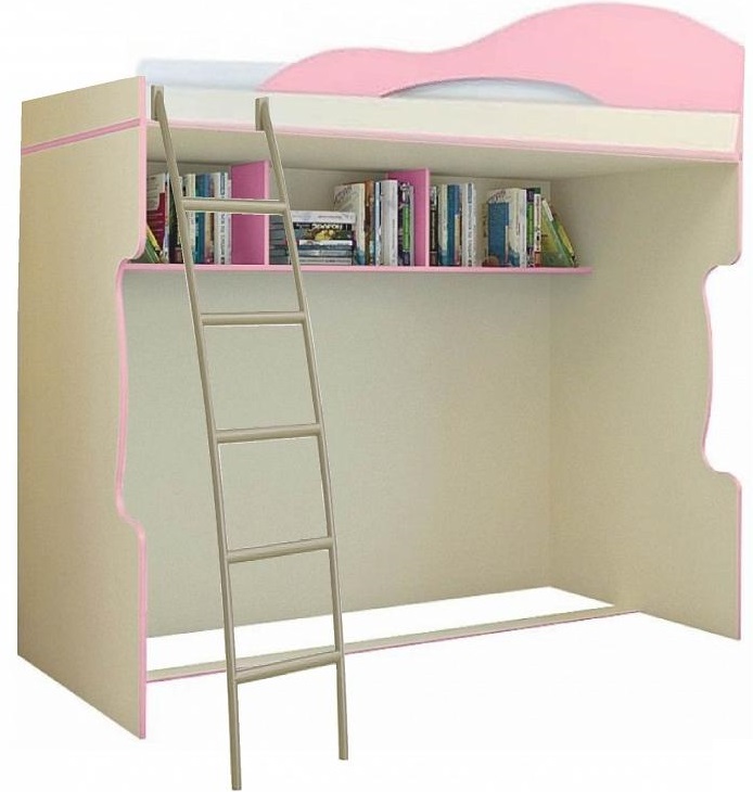 Фото Кровать 2-этаж Радуга (СМ 80х200) от производителя Горизонт в Феодосии по цене 16&nbsp;380 ₽