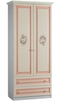 Шкаф Алиса (97) двухдверный с ящиками  (белый, крем,(Мебельсон)) в Феодосии от производителя 
