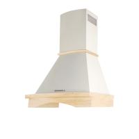 Вытяжка купольная Gretta (C) 60 (600х535хh895(1125)) (Материал Металл/Дерево , Цвет Бежевый/Неокрашено) в Феодосии от производителя 