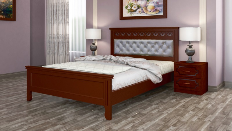 Фото Кровать двуспальная Грация (СМ 160х200) без основания с универсальными царгами от производителя Браво-мебель в Феодосии по цене 19 680 ₽