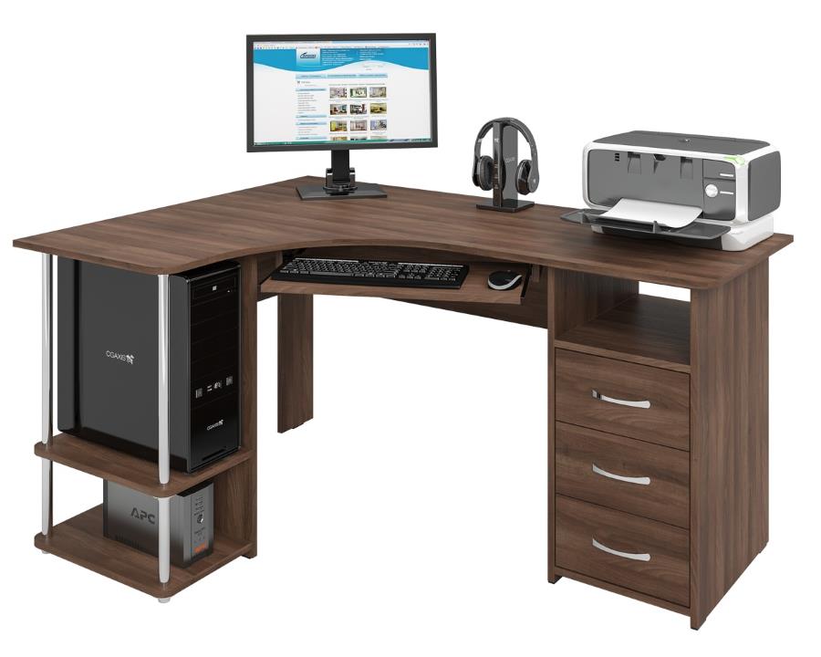 Фото Стол компьютерный С-237 от производителя Компасс в Феодосии по цене 17&nbsp;930 ₽