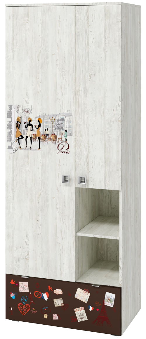 Фото Шкаф Поло (80) двухдверный от производителя Регина в Феодосии по цене 12 960 ₽