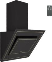 Вытяжка наклонная Lavanda 160 (600х465хh880(1280)) (Материал Металл/Стекло , Цвет Черный/Черный) в Феодосии от производителя 