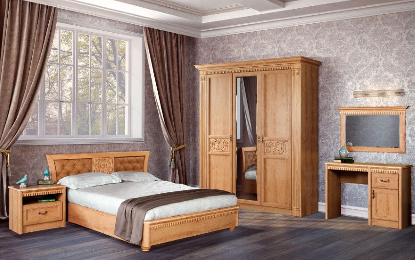 Фото Кровать двуспальная Лючия 199 (СМ 160x200) с подъемным механизмом от производителя Яна в Феодосии по цене 70 780 ₽