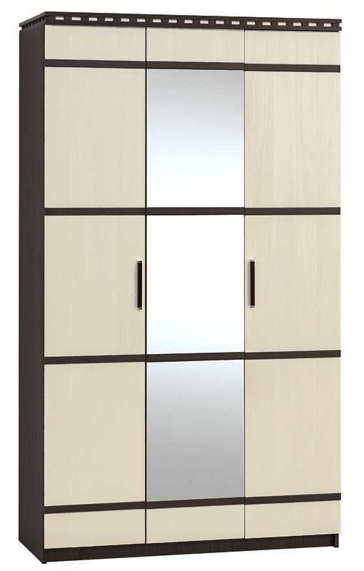 Фото Шкаф Ольга-13 (126) трехдверный  от производителя Фант-мебель в Феодосии по цене 18&nbsp;040 ₽