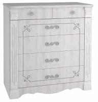 Комод Ольга-1Н  (белый-ясень анкор светлый (Фант-мебель) ) в Феодосии от производителя 