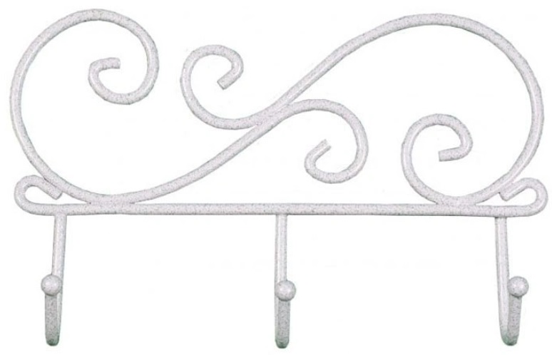 Фото Вешалка настенная Кружева 3 от производителя Завод металлических изделий в Феодосии по цене 230 ₽