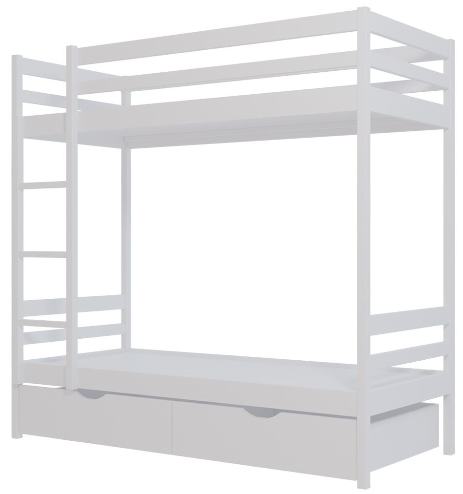 Фото Кровать двухъярусная №1 (СМ 80х190) с основанием от производителя Фант-мебель в Феодосии по цене 28&nbsp;620 ₽