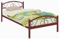 Фото metallicheskie-krovati кровать односпальная вероника plus (см 80х190) трубка металл производитель Милсон