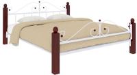 Кровать односпальная Диана Lux Plus (СМ 120х190) трубка металл в интернет магазине Планета Комфорта Фото derevyannye-krovati кровать односпальная диана lux plus (см 120х190) трубка металл производитель Милсон