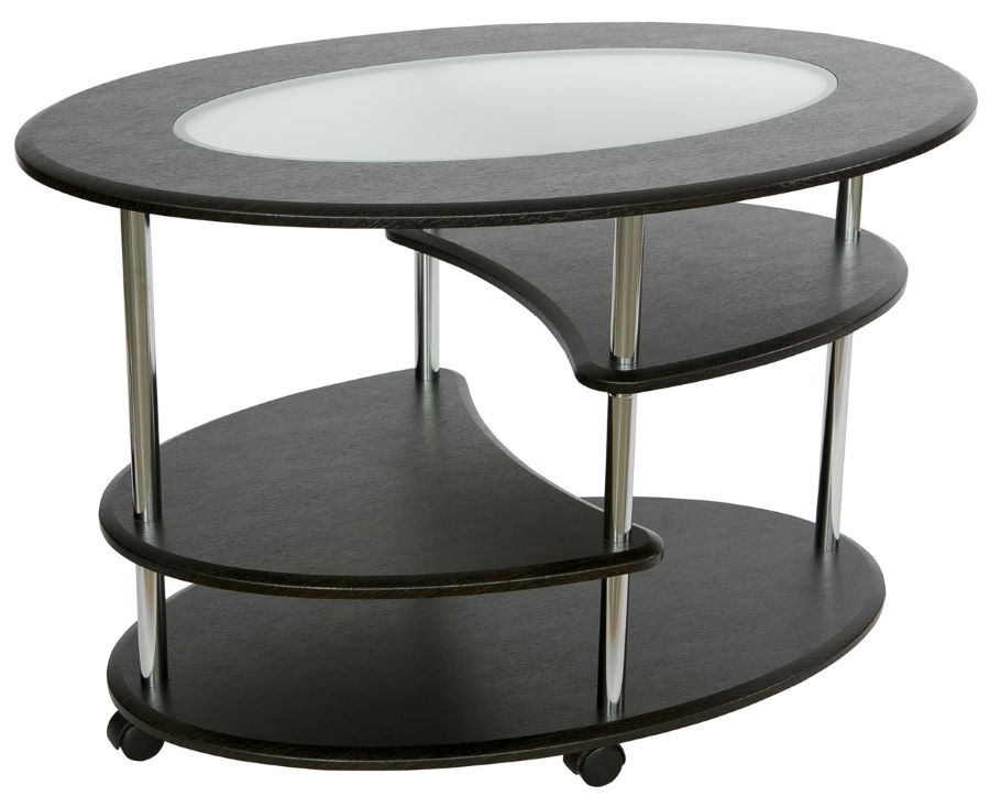 Фото Стол журнальный Эллипс (стекло) от производителя Калифорния в Феодосии по цене 9&nbsp;060 ₽