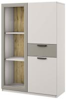 Фото  шкаф с витриной 1v2d1s модерн (modern) производитель Анрэкс
