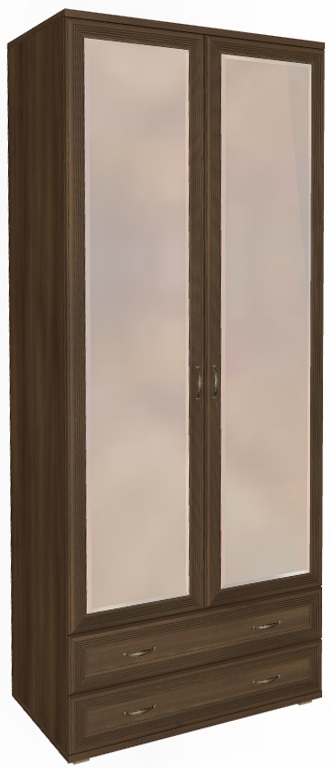 Фото Шкаф Карина ШК-1007 (90) двухдверный от производителя Лером в Феодосии по цене 36&nbsp;540 ₽