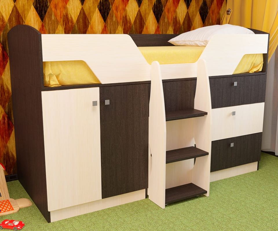 Фото Кровать детская Лимбо (СМ 80х180) от производителя Пирамида в Феодосии по цене 19&nbsp;480 ₽