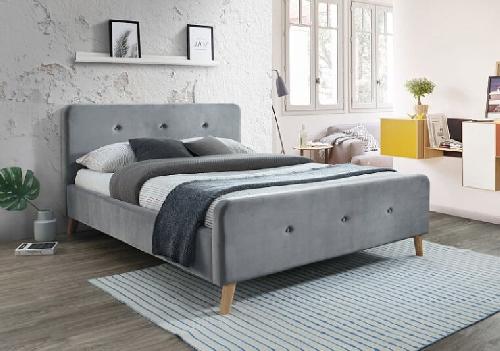 Кровать двуспальная Signal Malmo Velvet (СМ 160х200) c ортопедическим основанием в интернет магазине Планета Комфорта Фото derevyannye-krovati кровать двуспальная signal malmo velvet (см 160х200) c ортопедическим основанием производитель Signal