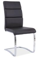 Стул Signal H456 ( Обивка стула:экокожа , хром, черный (Signal) ) в #REGION_NAME_DECLINE_PP# от производителя 