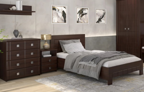 Фото Кровать двуспальная Изабель ИЗ-712К (СМ 160х200) без основания от производителя Компасс в Феодосии по цене 20&nbsp;320 ₽