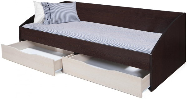 Фото Кровать односпальная Фея-3 (симметричная) (СМ 90х200) с основанием от производителя Олмеко в Феодосии по цене 14&nbsp;030 ₽