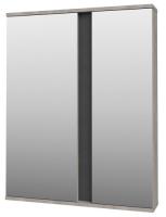 Шкаф навесной с зеркалом Астрид (бетонный камень-металл бруклин (Браво-мебель) ) в Феодосии от производителя 