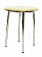 Табурет Т5 ( Обивка стула:кожзам , хром, в ассортименте, квадратное (Европа-Д) ) в Феодосии от производителя 