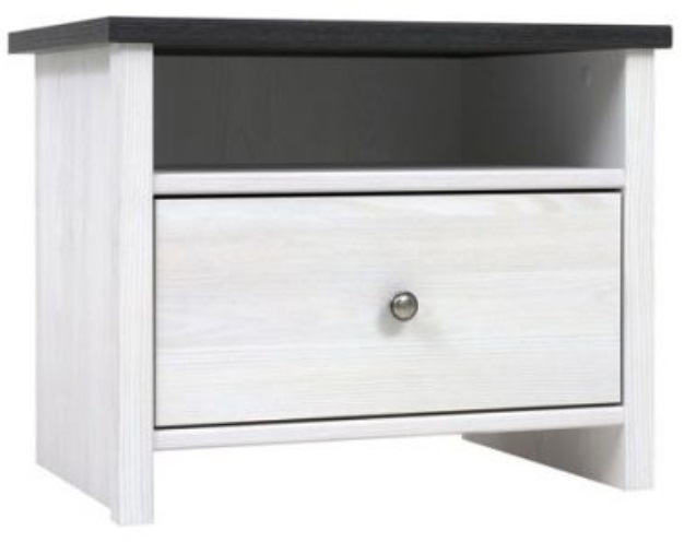 Фото Тумба прикроватная Порто KOM1S/50 от производителя Black Red White (БРВ) в Феодосии по цене 5 960 ₽