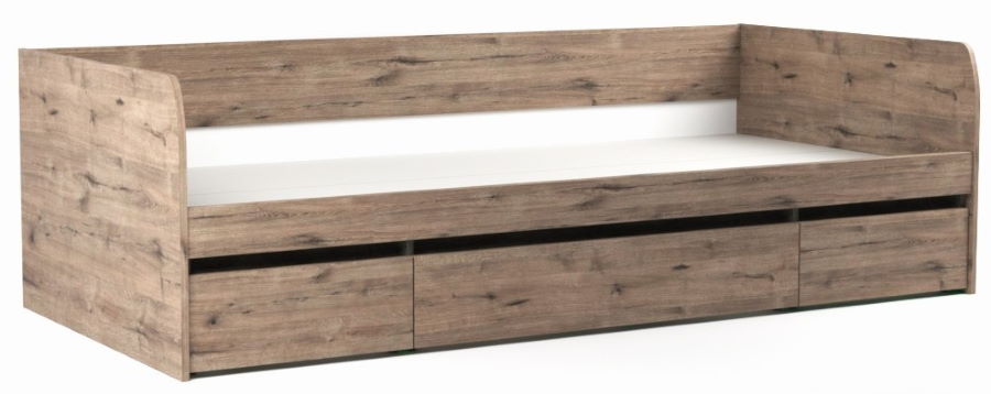 Фото Кровать односпальная Денвер (СМ 90х200) с ящиками с основанием от производителя СБК в Феодосии по цене 25 200 ₽