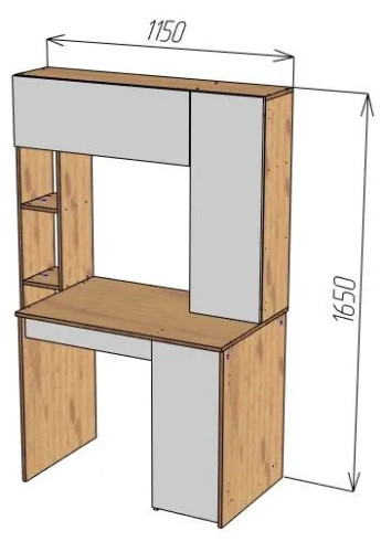 Фото Стол компьютерный СК-64  от производителя Пирамида в Феодосии по цене 8 860 ₽