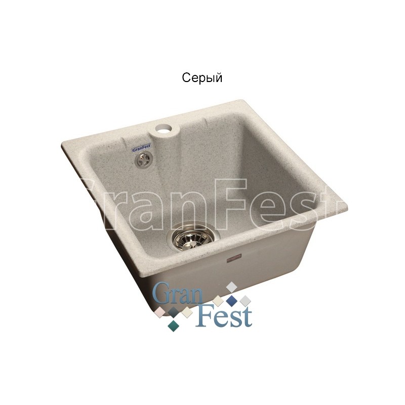 Фото Мойка Granfest GF-P420 (ГР 420х420хh200) (шир.ящ.min 400) от производителя Granfest в Феодосии по цене 3 680 ₽