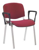 Фото  стул для посетителя исо (iso) arm (хром) производитель Новый стиль