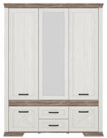 Фото raspashnoy-shkaf шкаф marselle szf5d2s (168) трехдверный производитель Black Red White (БРВ)