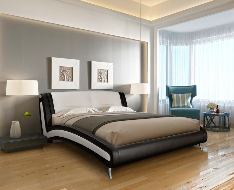 Фото Кровать двуспальная Beatriche (СМ 200х200) с основанием от производителя Вега в Феодосии по цене 57 980 ₽