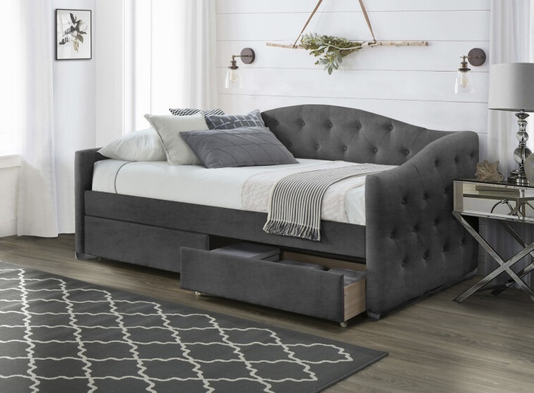 Фото Кровать односпальная Halmar Aloha (СМ 90х200) c ортопедическим основанием от производителя Halmar  в Феодосии по цене 54&nbsp;950 ₽