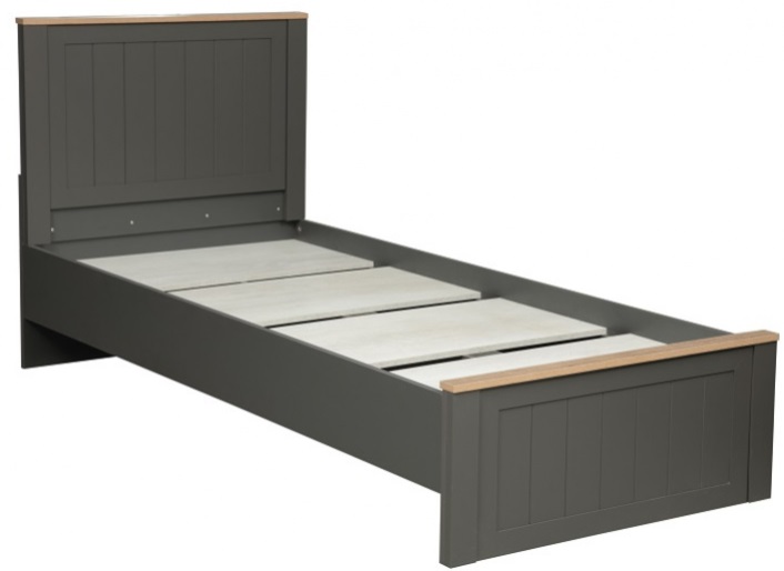 Фото Кровать односпальная Прованс 37.22 (СМ 90х200) комплектуется настилом от производителя Олмеко в Феодосии по цене 14&nbsp;860 ₽