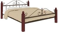 Кровать двуспальная Диана Lux Plus (СМ 160х200) трубка металл в интернет магазине Планета Комфорта Фото derevyannye-krovati кровать двуспальная диана lux plus (см 160х200) трубка металл производитель Милсон