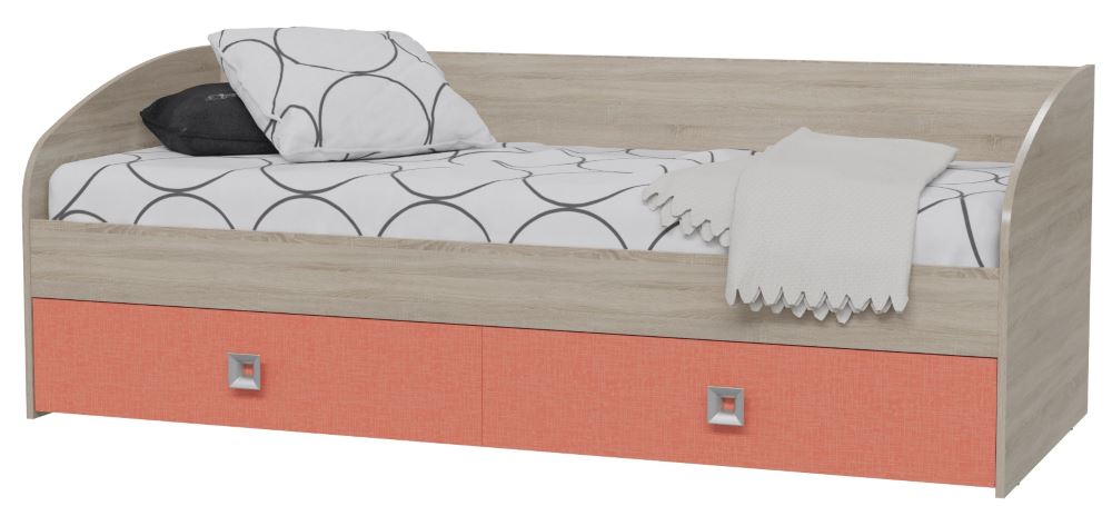 Фото Кровать односпальная Сити с ящиками (СМ 80х200)  от производителя Гранд Кволити в Феодосии по цене 15&nbsp;940 ₽
