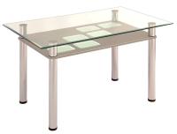 Стол обеденный 3.0 с полкой мдф в интернет магазине Планета Комфорта Фото stoly-obedennye-neraskladnye стол обеденный 3.0 с полкой мдф производитель Мебель из стекла