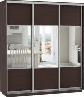 Фото shkaf-kupe-v-prikhozhuyu шкаф-купе экспресс трио комби (2,4х0,6х2,2 - 3 двери) производитель Мебельная компания Е1