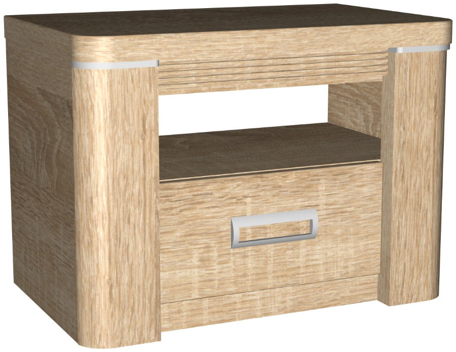 Фото Тумба прикроватная Магнолия от производителя СБК в Феодосии по цене 6&nbsp;040 ₽