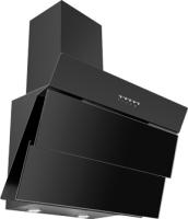 Вытяжка наклонная Slavia 160 (600х365хh660(840)) (Материал Металл/Стекло , Цвет Черный/Черный) в Феодосии от производителя 